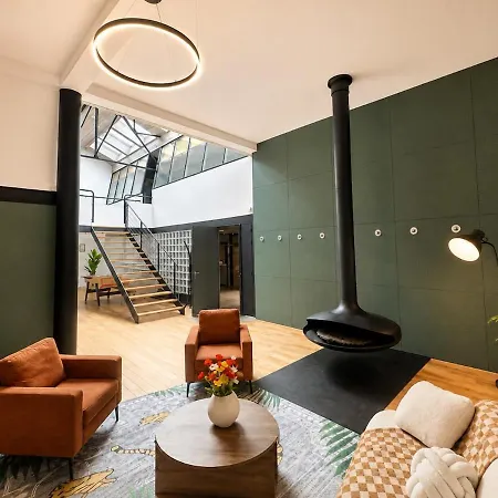 Loft Exceptionnel - Garage Prive - 6 Personnes - Centre-ville شقة