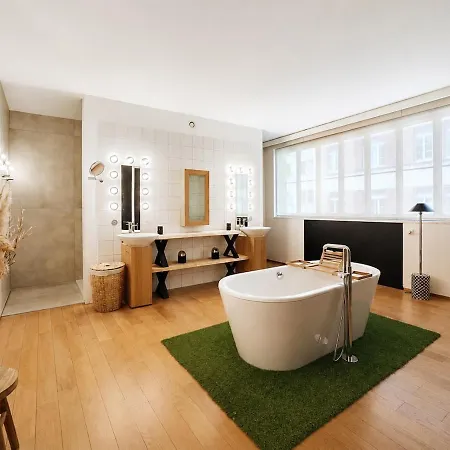 شقة Loft Exceptionnel - Garage Prive - 6 Personnes - Centre-ville أميا