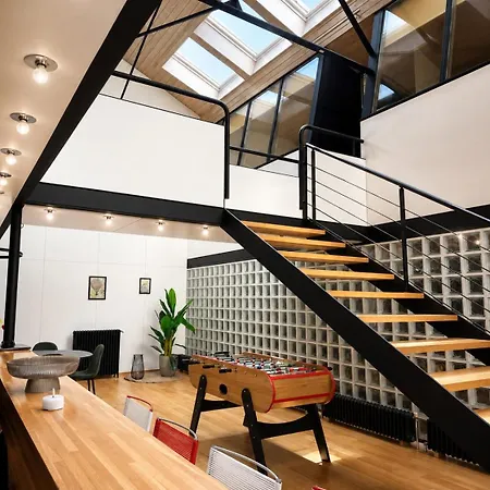 شقة Loft Exceptionnel - Garage Prive - 6 Personnes - Centre-ville *